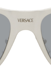 Versace Silver Rectangular Sunglasses