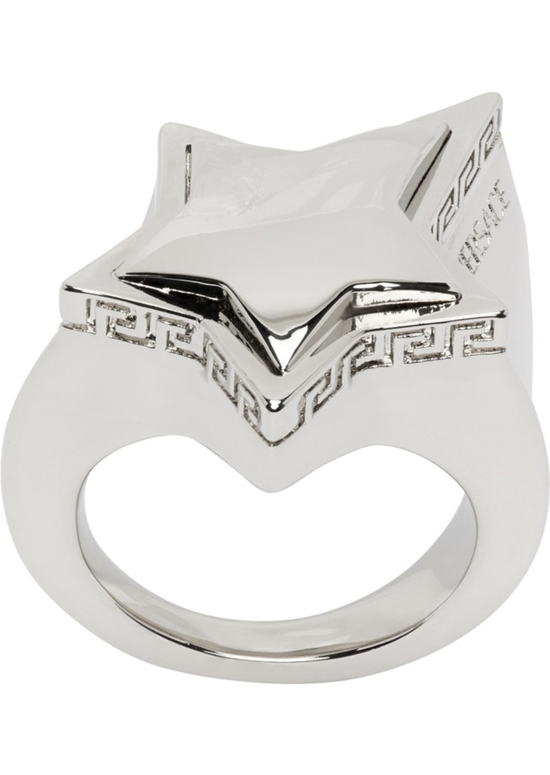 Versace Silver Star Ring