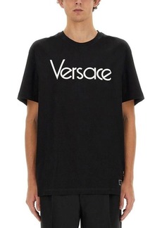 VERSACE T-SHIRT WITH 1978 RE-EDITION LOGO