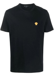 VERSACE T-SHIRT WITH MEDUSA EMBROIDERY