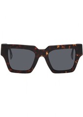 Versace Tortoiseshell Square Sunglasses