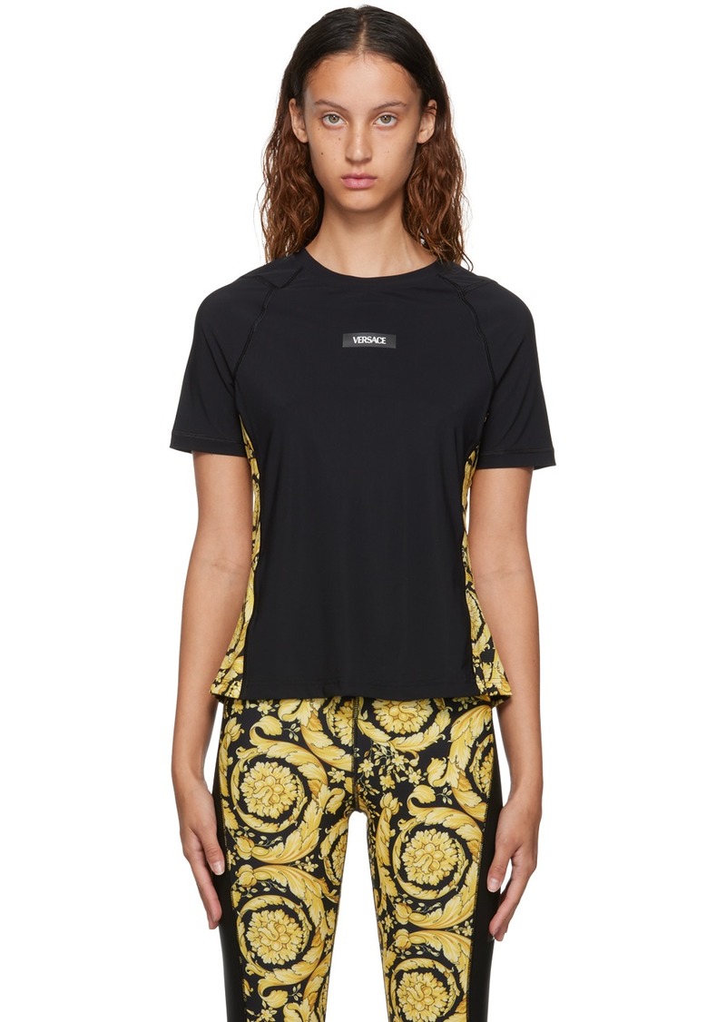 Versace Underwear Black & Gold Barocco Running T-Shirt