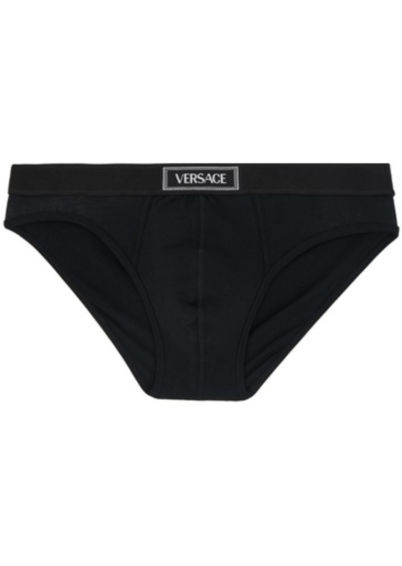 Versace Underwear Black 90s Briefs