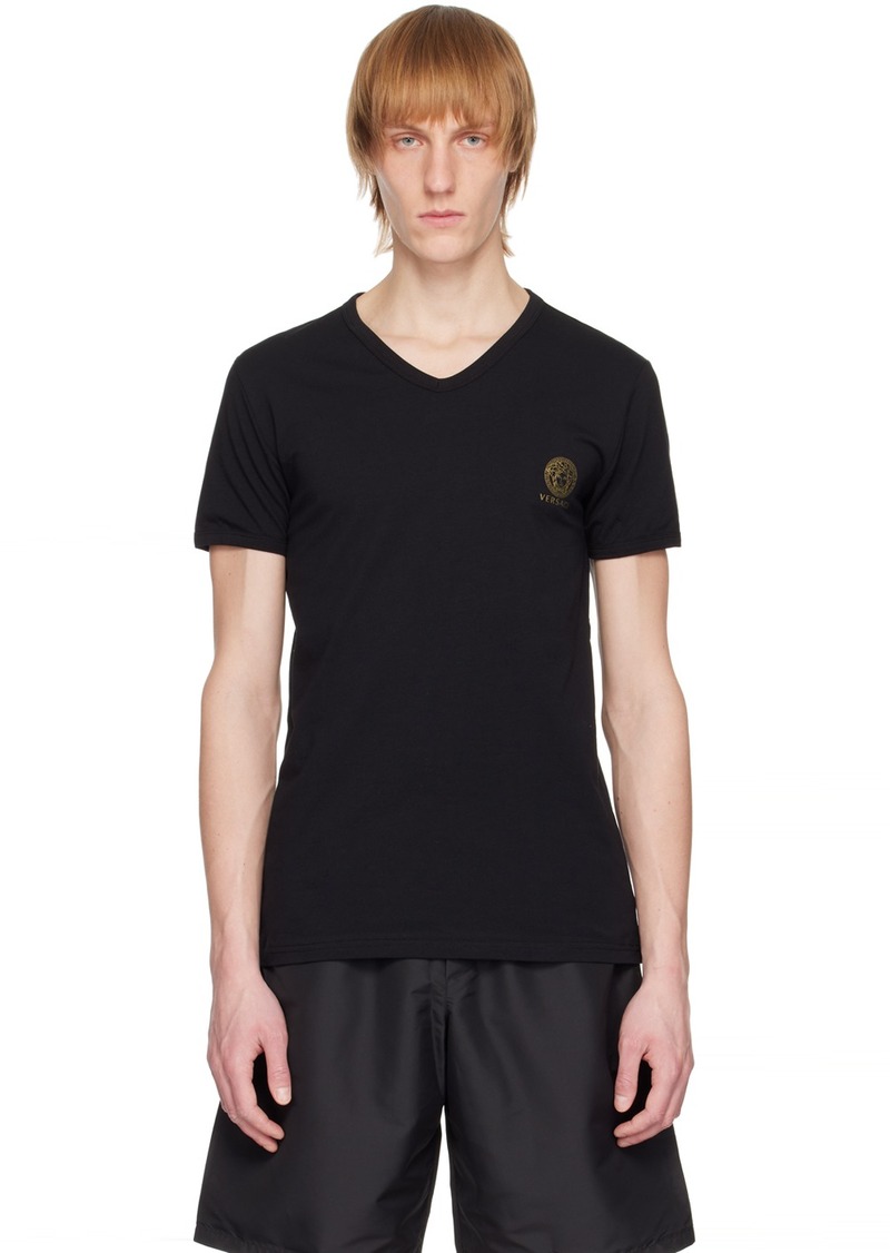 Versace - Medusa Studded Taylor Fit T Shirt - Black