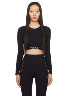 Versace Underwear Black Sofileta Sport Top