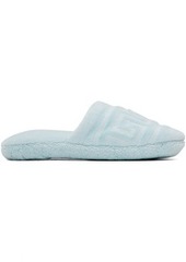 Versace Underwear Blue Greca Slippers