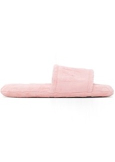Versace Underwear Pink Logo Slippers