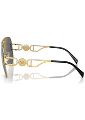 Versace Unisex Sunglasses, VE2255 - Gold -Tone