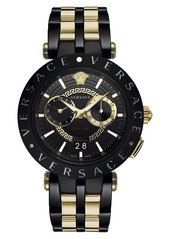 Versace V-Race Dual Time Bracelet Watch