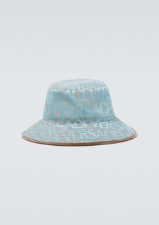 Versace Versace Allover canvas bucket hat