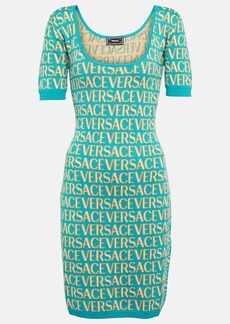 Versace Versace Allover intarsia minidress
