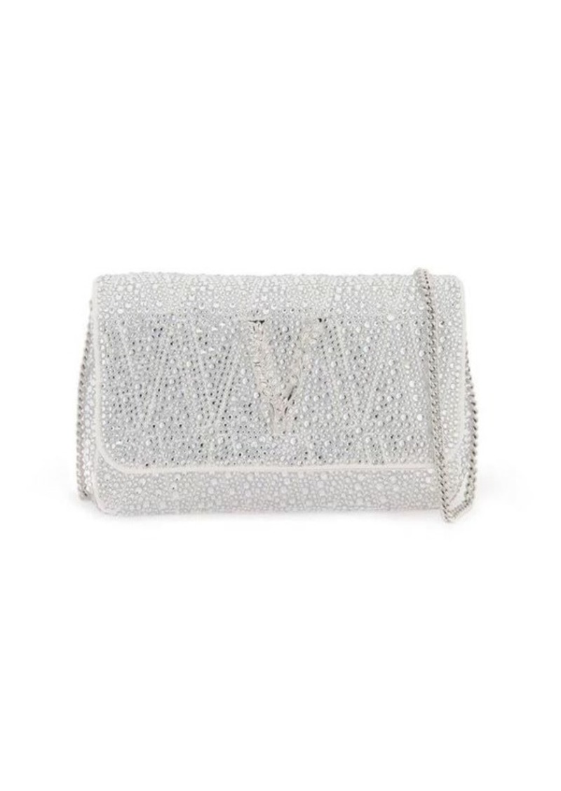 Versace virtus mini bag with crystals