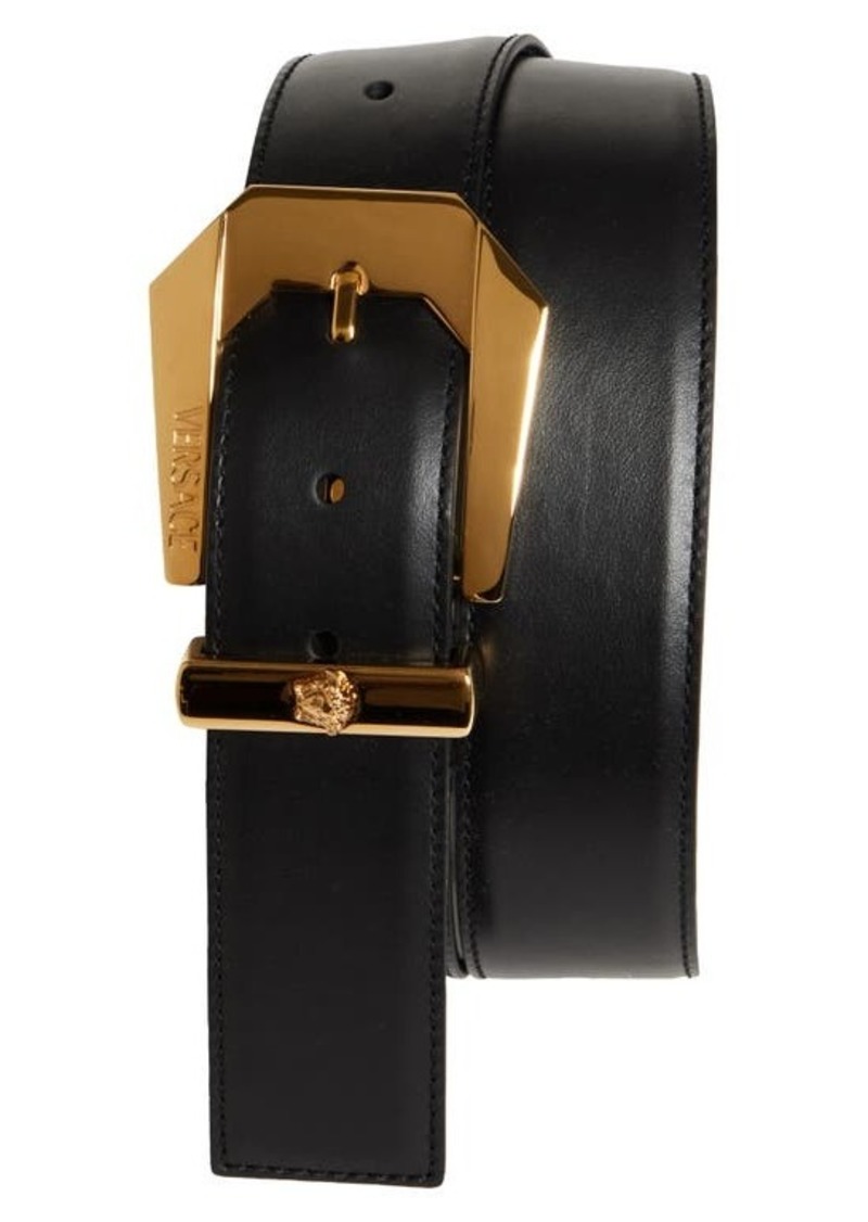 Versace Western Buckle Leather Belt