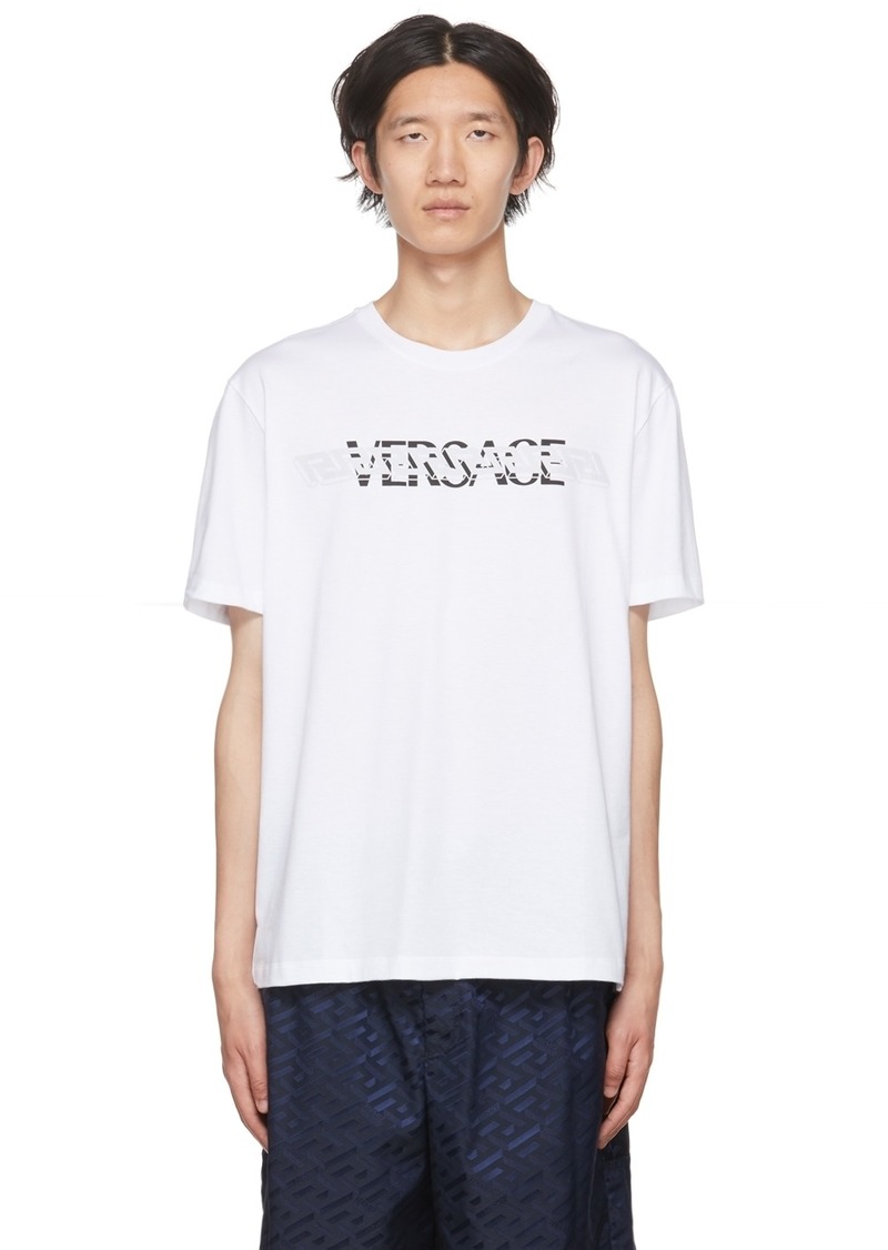 Versace White La Greca T-Shirt