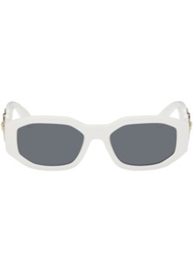 Versace White Medusa Biggie Sunglasses