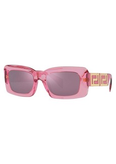 Versace Women's 54mm Transparent Pink Sunglasses VE4444U-5355AK-54