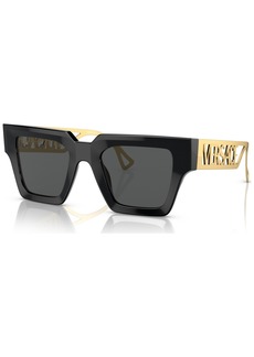 Versace Women's Low Bridge Fit Sunglasses, VE4431F50-x - Black