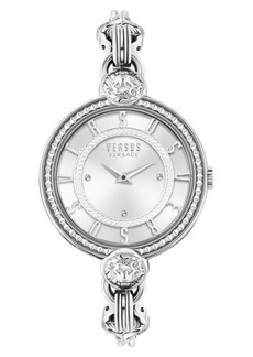 VERSUS Versace Les Docks Crystal Bracelet Watch
