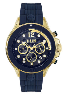 VERSUS Versace Volta Silicone Strap Watch