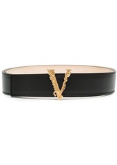 Versace Virtus leather belt