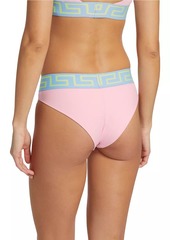 Versace Vita Greek Key Banded-Trim Bikini