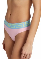 Versace Vita Greek Key Banded-Trim Bikini