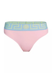 Versace Vita Greek Key Banded-Trim Bikini