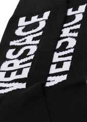 Versace logo-jacquard socks