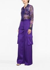 Versace wide-leg cargo trousers