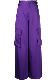 Versace wide-leg cargo trousers