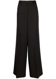 Versace wide-leg pleated trousers