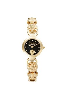 Versus 26MM Broadwood Petite Goldtone IP Stainless Steel & Swarovski Crystal Bracelet Watch