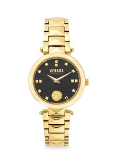 Versus 32MM Covent Garden Petite Goldplated Stainless Steel Bracelet Watch
