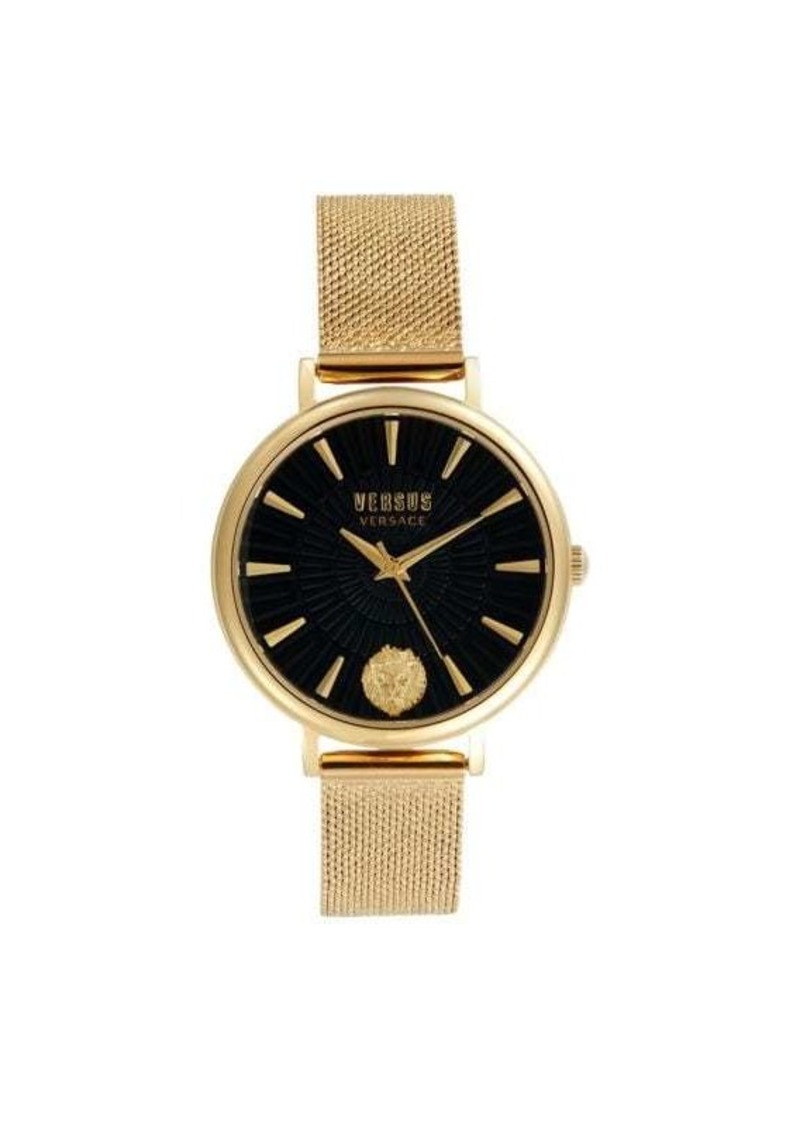 Versus 34MM Ion-Plated Yellow Goldtone Stainless Steel Bracelet Watch