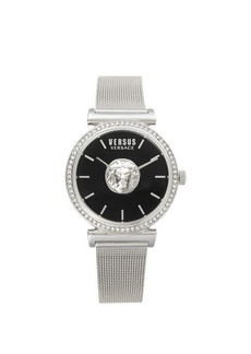 Versus 34MM Stainless Steel Crystal Embellished Bracelet Watch