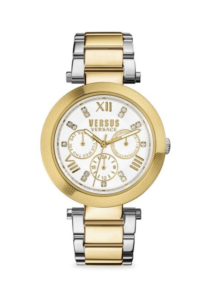 Versus 38MM Crystal Two Tone Stainless Steel & Bracelet Watch