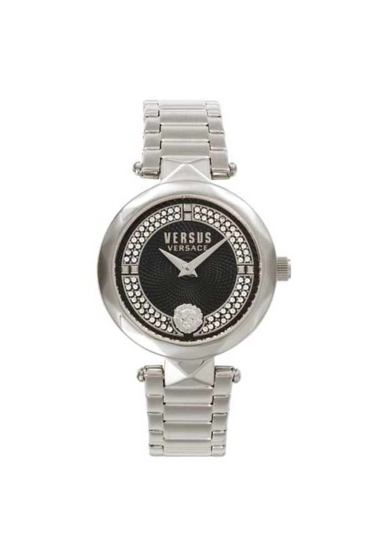 Versus Covent Garden Crystal 36MM Stainless Steel Bracelet Watch
