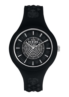 Versus Fire Island Indiglo Silicone Watch