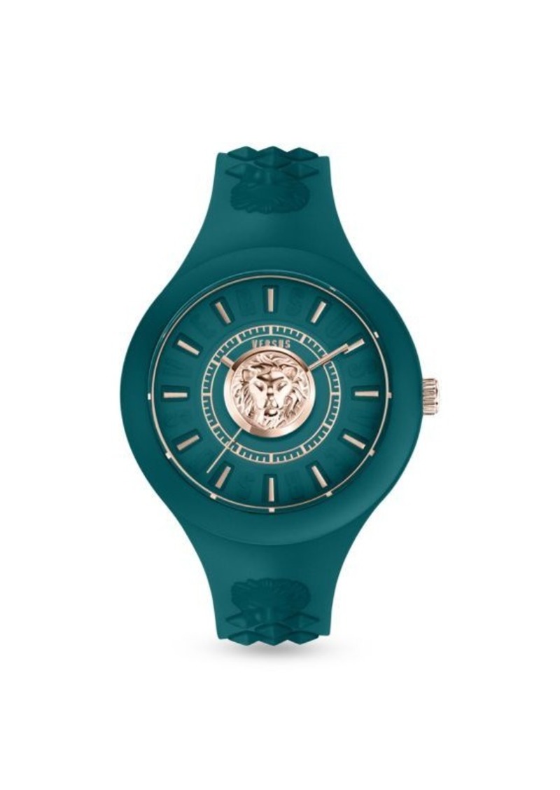 Versus Fire Island Lion 39MM Silicone Watch