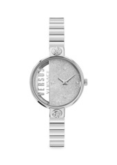 Versus Rue Denoyez Glitter 34MM Stainless Steel Bracelet Watch