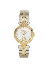 Versus by Versace Women's Forlanni Gold and Silver Tone Stainless Steel Bracelet Watch 30mm