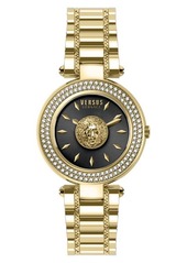 VERSUS Versace Women's Brick Lane Crystal Pavé Bracelet Watch