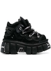 Vetements 75mm platform leather sneakers