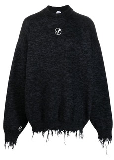 Vetements embroidered-logo long-sleeve sweatshirt