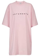 Vetements Friendly Logo cotton-jersey T-shirt