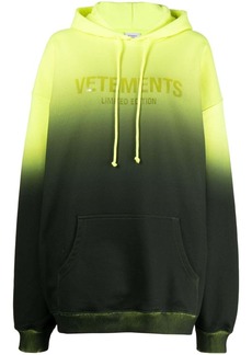 Vetements gradient-effect oversized hoodie