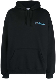 Vetements graphic logo print hoodie