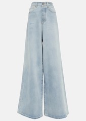 Vetements High-rise wide-leg jeans