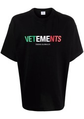 Vetements Italian-flag logo-print T-shirt