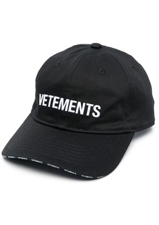 Vetements logo-print baseball cap